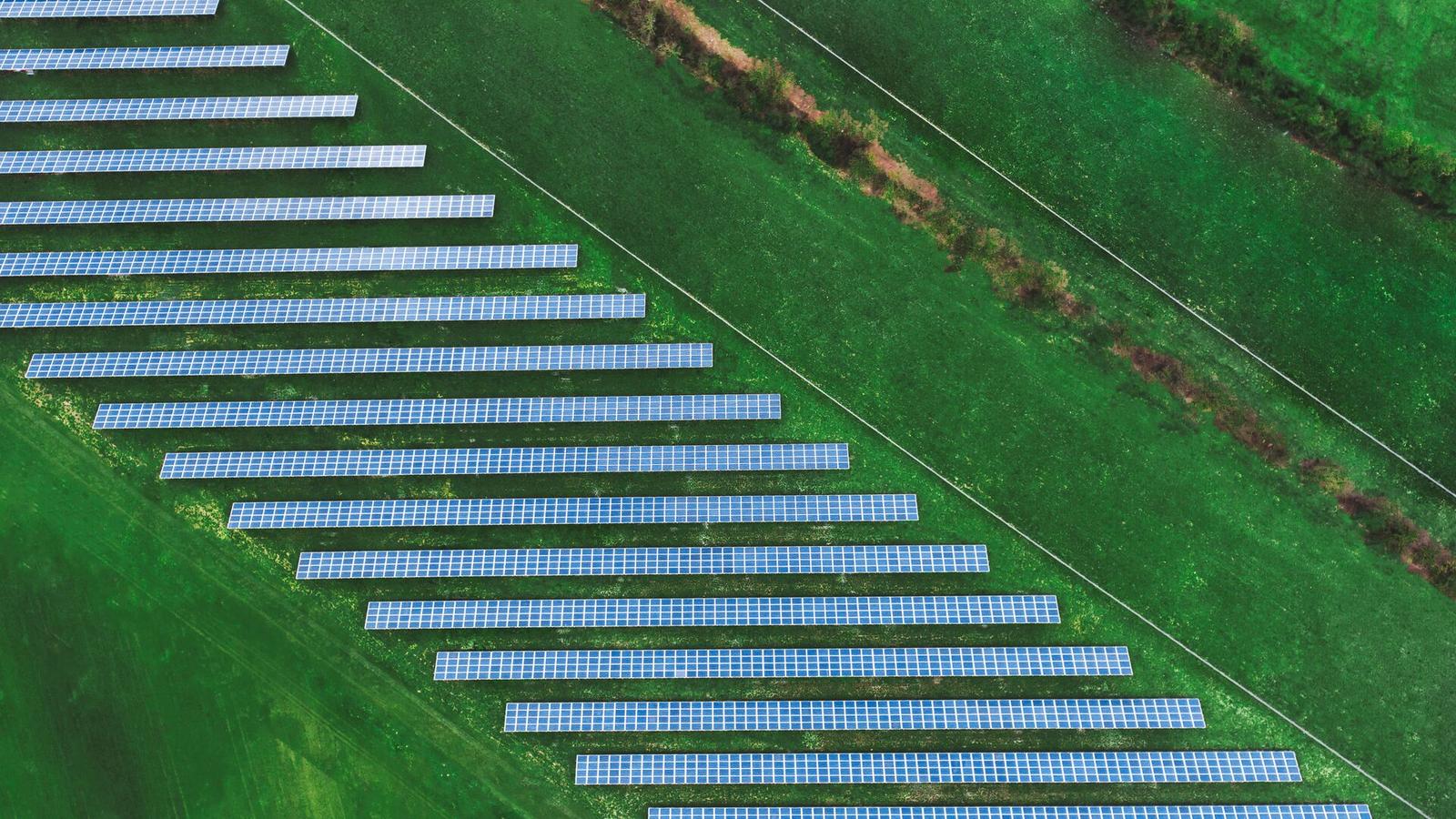 Vodafone Business-Macro-Solar Power Plant Aerial View