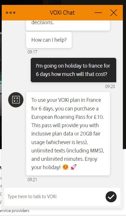 VOXI by Vodafone launches generative AI chatbot to enhance customer experience