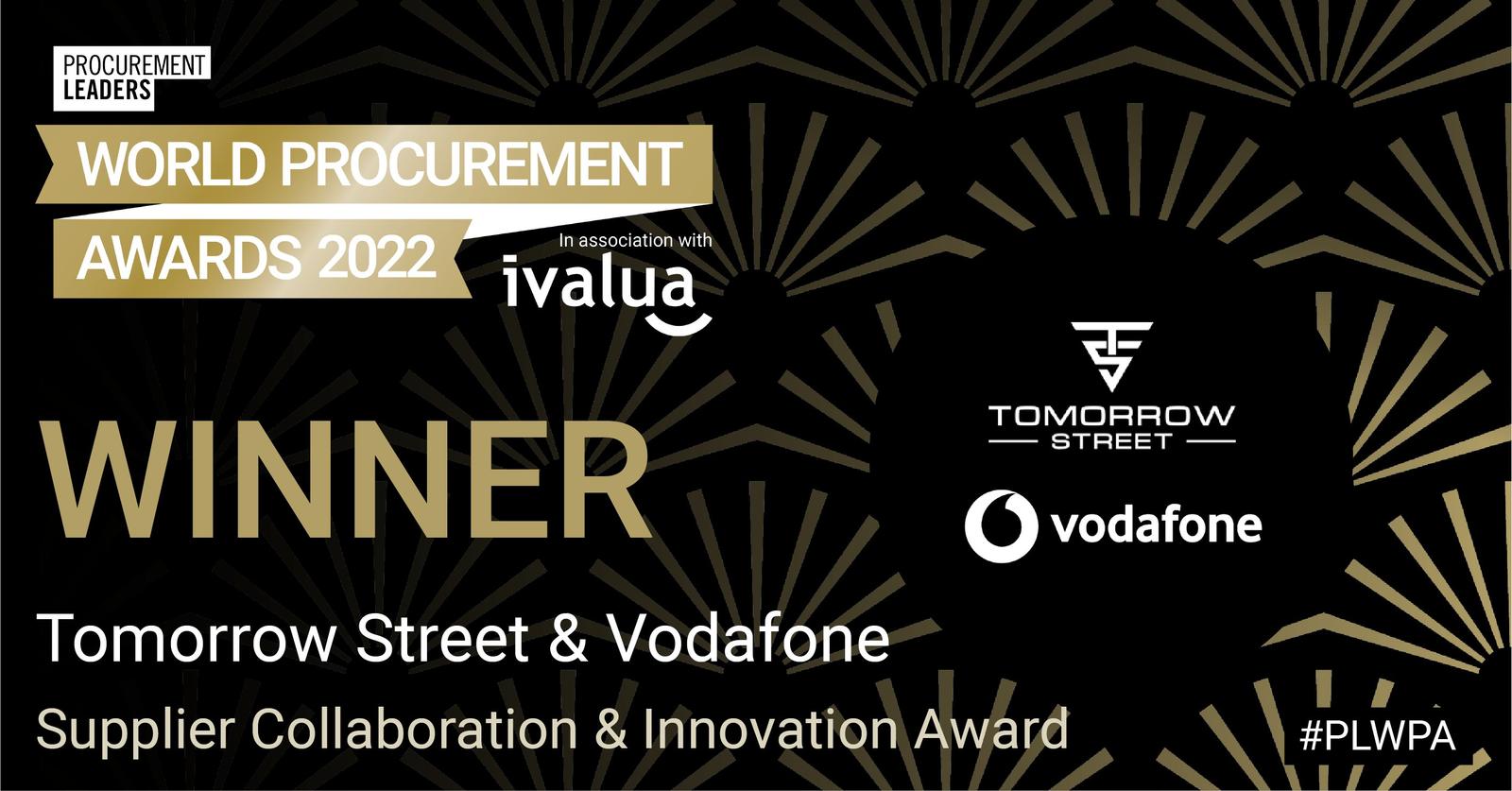 Supplier Collaboration &amp; Innovation Award 2022