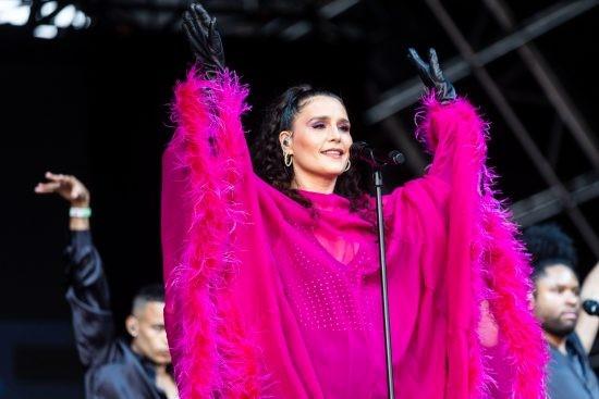 Jessie Ware performed a headline set at the festival