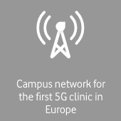 Campus Network for the first 5G Clinic in Europe