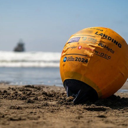 2Africa subsea cable system reaches three continents