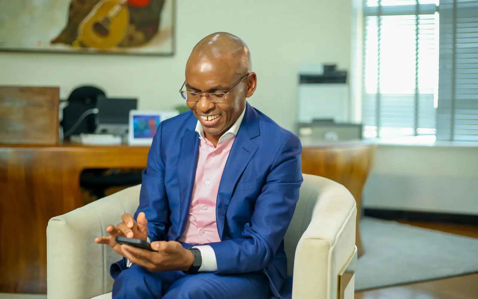 Safaricom CEO Peter Ndegwa