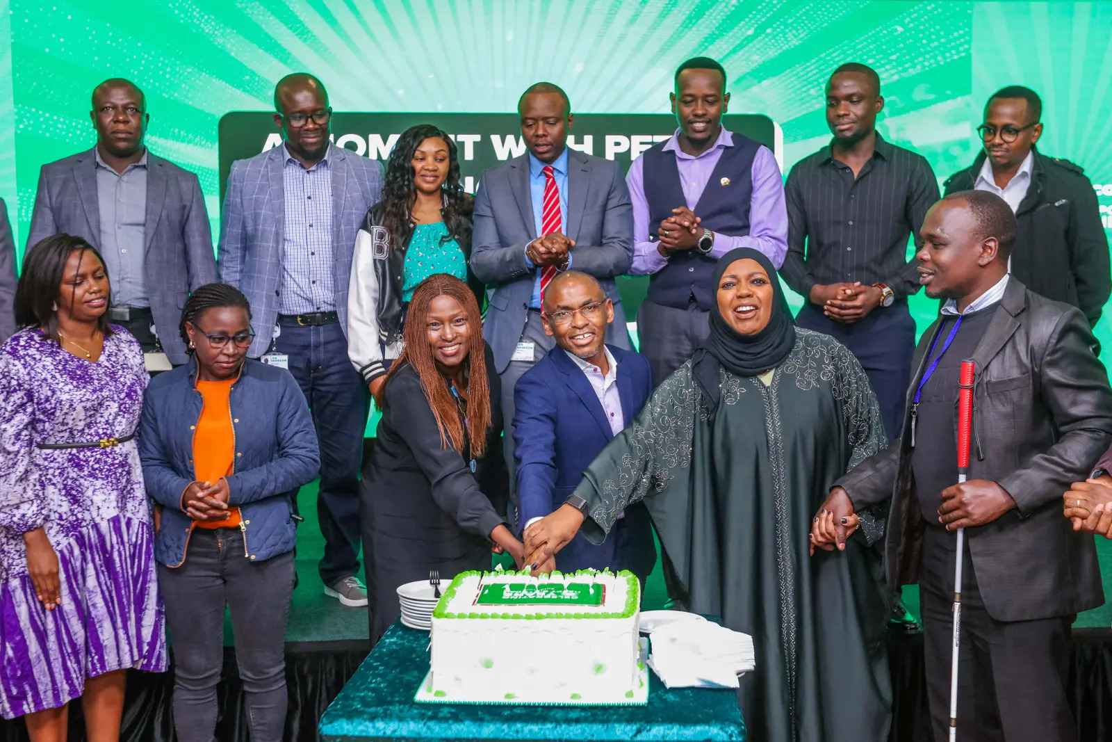 Safaricom team celebrates 25th anniversary