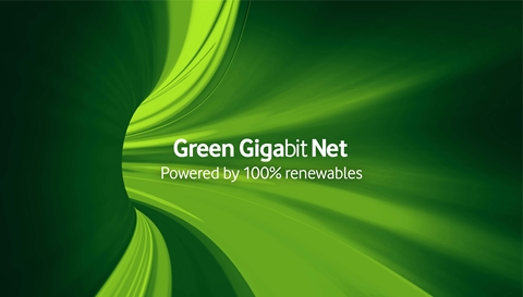 Vodafone's European network to go 100% green