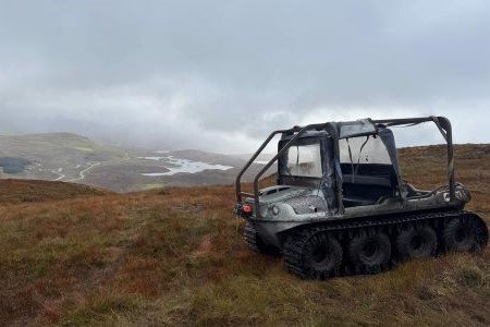 James Foster - working in the remote Scottish Highlands